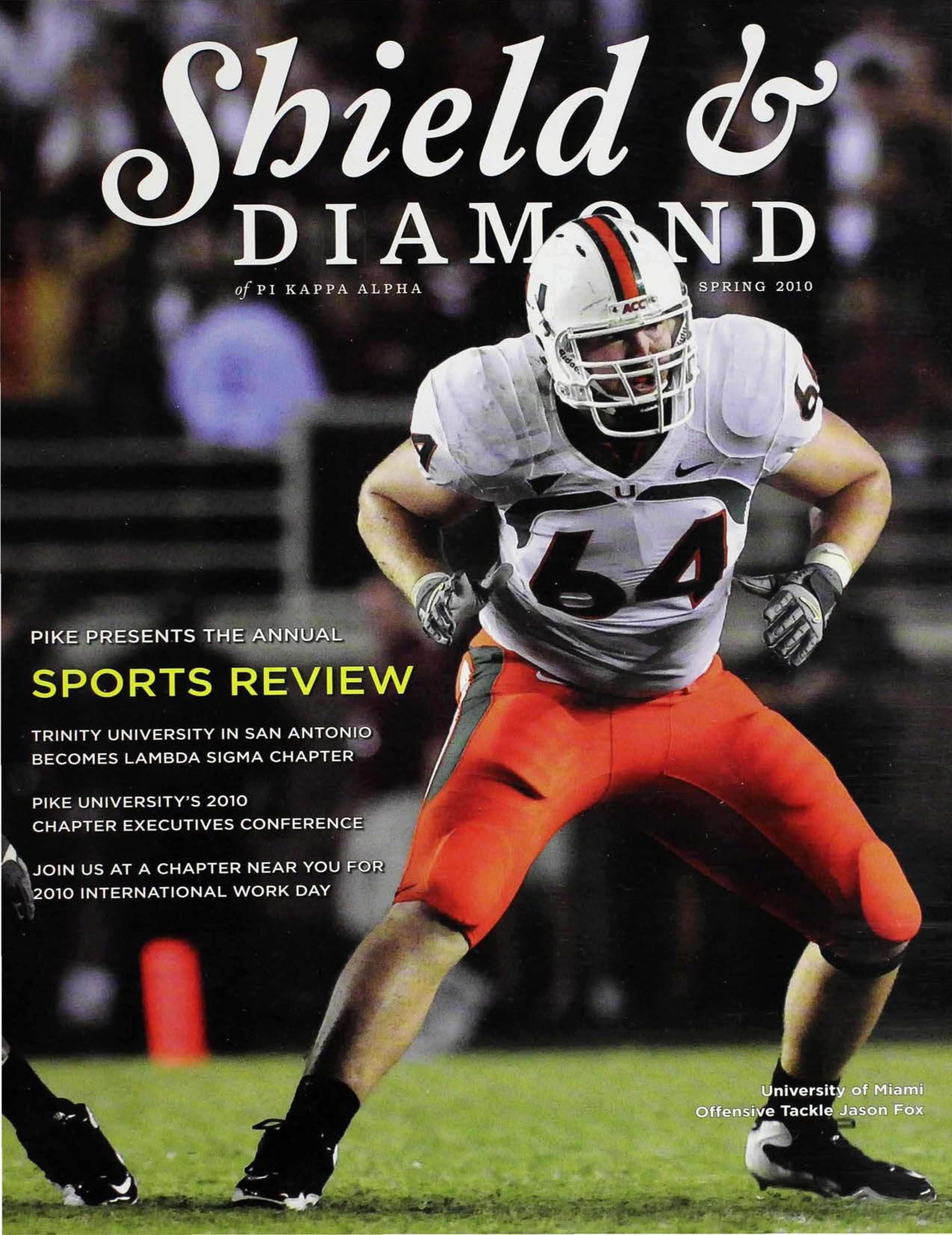 Shield & Diamond, Vol. 121, No.1, Front Cover